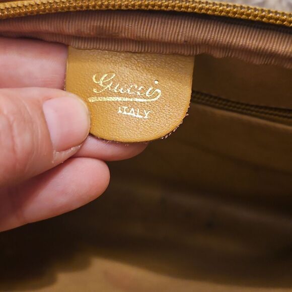 Vintage Gucci GG Monogram Clutch / Shoulder Bag - Needs Repair - Picture 7 of 11